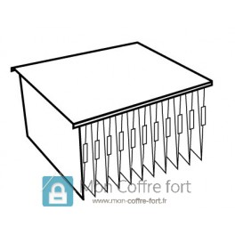 Tablette pour dossiers suspendus Chubbsafes